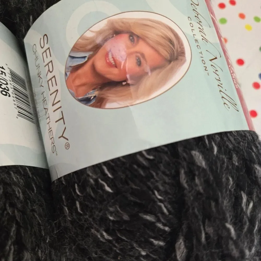 Premier Yarns Serenity Chunky Charcoal Heather Yarn